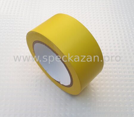 Лента ПВХ Melhose 50 мм х 33 м 150 мкм цвет желтый KMSG05033